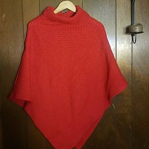 Red poncho